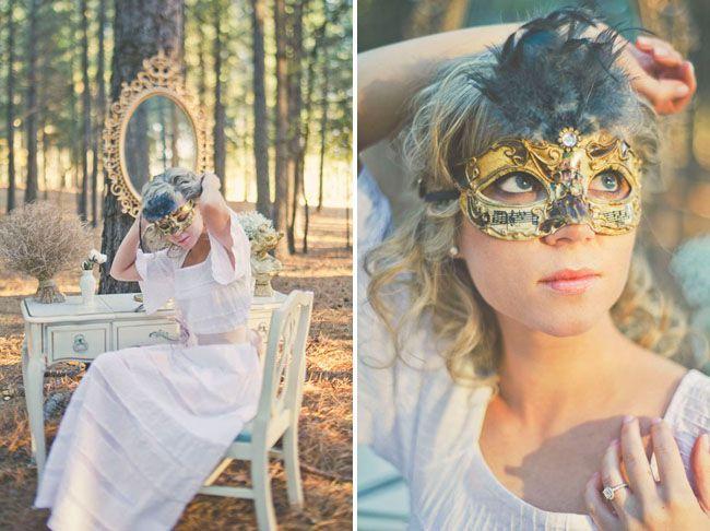Wedding - Masquerade Engagement Photos