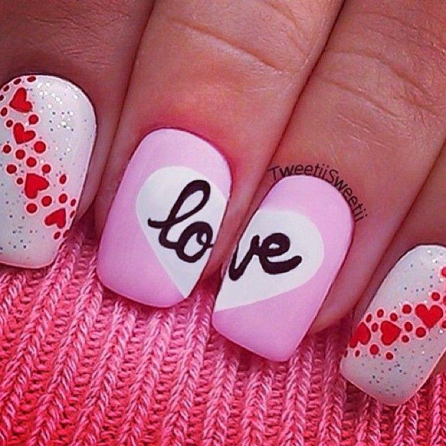 Hochzeit - Valentines Day Nails