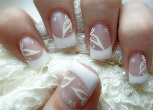 4. Floral Bridal Nail Wraps - wide 3