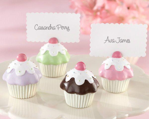 Wedding - Details About 12 Sweet Surprise Cupcake Place Card Photo Holders Baby Shower Birthday Favors