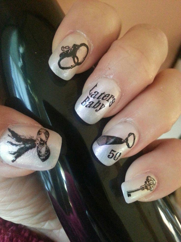Wedding - FIFTY SHADES OF GREY Nail Art - 46 Waterslide Decals SALON RESULTS 50 Shades