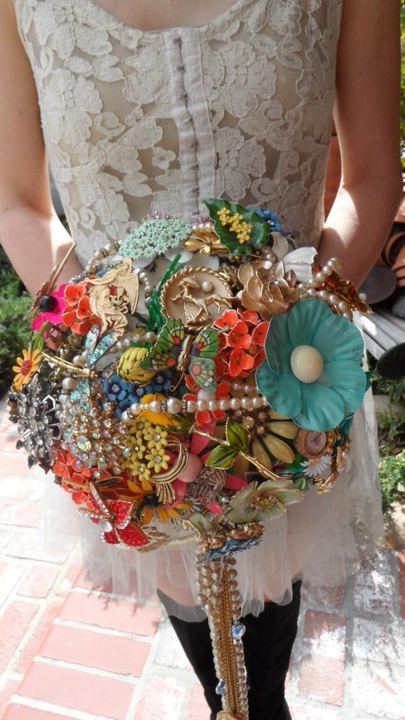 Wedding - Brooch Bouquet.   