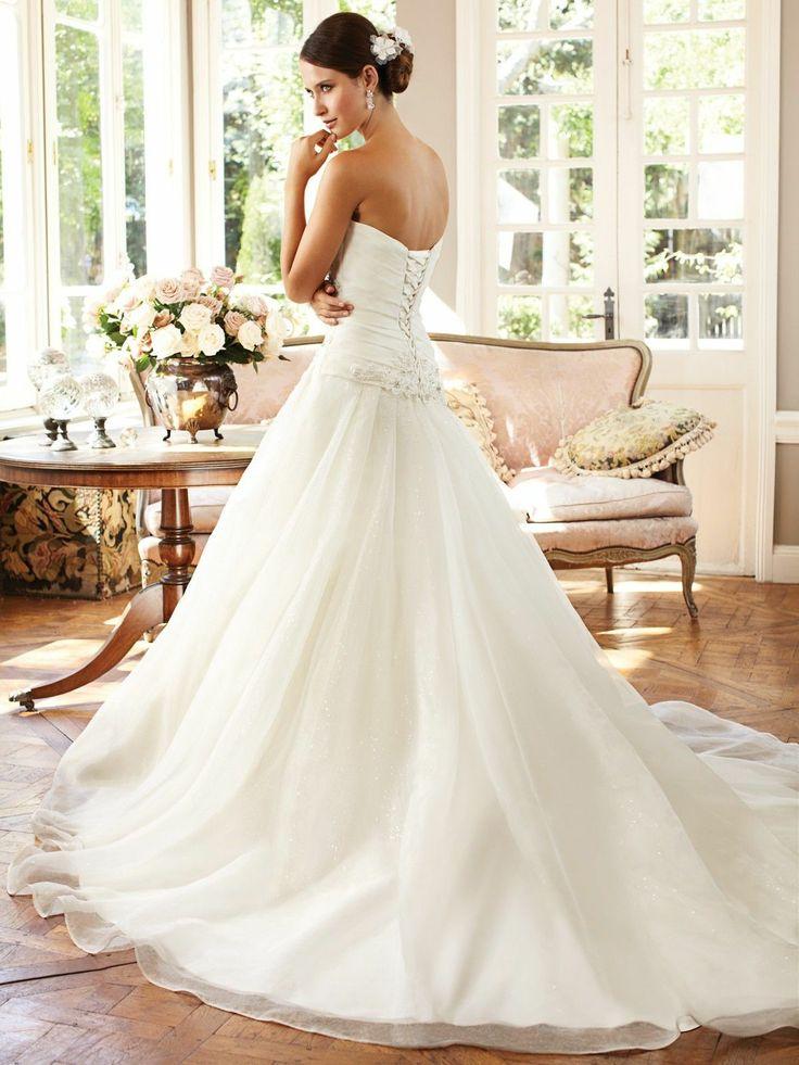 زفاف - بسيطة حورية البحر تفصيل فستان الزفاف ثوب الزفاف الحجم 2 4 6 8 10 12 14 16