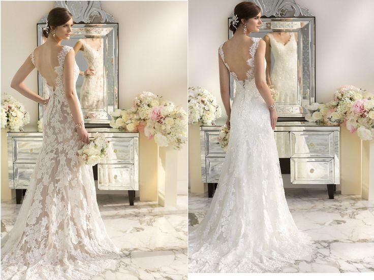 Mariage - 2014 Straps Wedding Dress Bridal Gown White/Ivory Custom Size 6 8 10 12 14 16 18