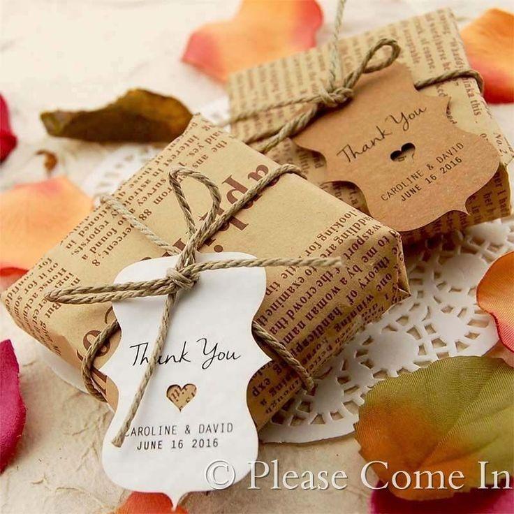 زفاف - 50pcs A4 Size Vintage Newsprint Wrapping Paper For Mini Wedding/Party Favours
