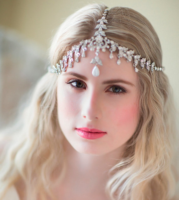 زفاف - Boho Bridal Headband -
