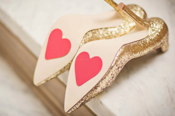 زفاف - Wedding Shoe Heart Stopper Pads - New