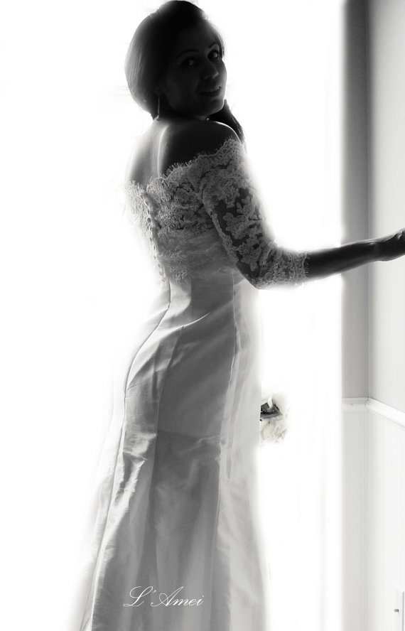 زفاف - Wedding gown in white color for bridal