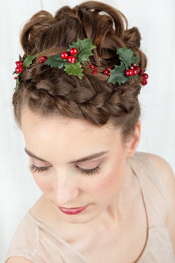 Hochzeit - girls christmas headband