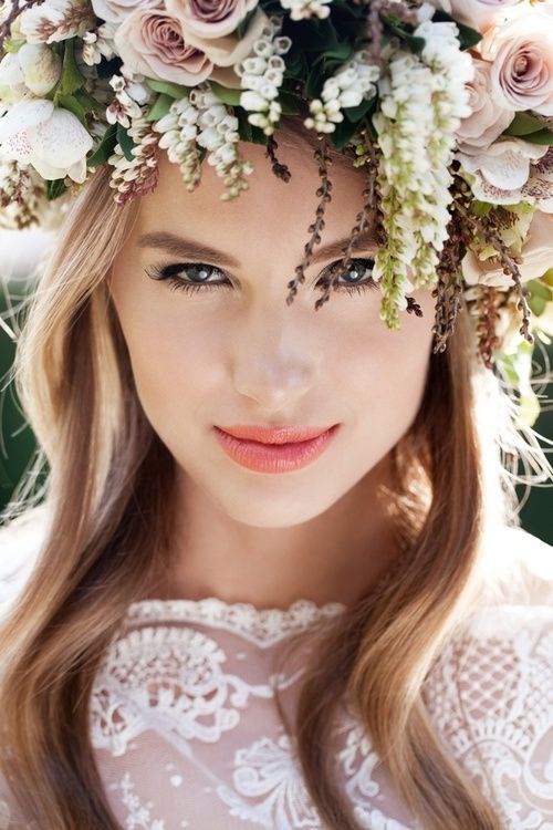 Hochzeit - ♡♥Romantic Flower Crowns♥♡
