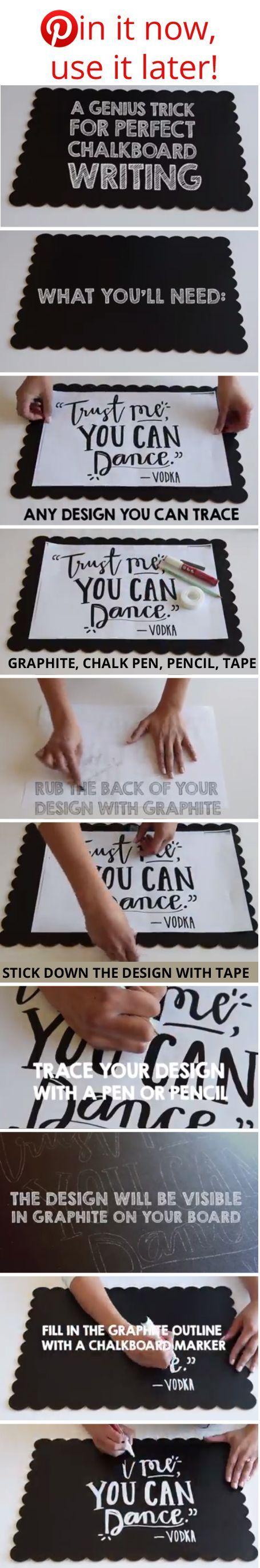 زفاف - How To Write Nicely On A Blackboard – Chalkboard Writing How To Video!
