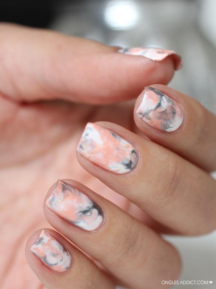 Hochzeit - Marble Nails // Nail Art - Ongles Addict