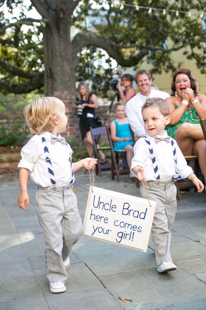 Wedding - These Ring Bearers Are A Tough Act To Follow