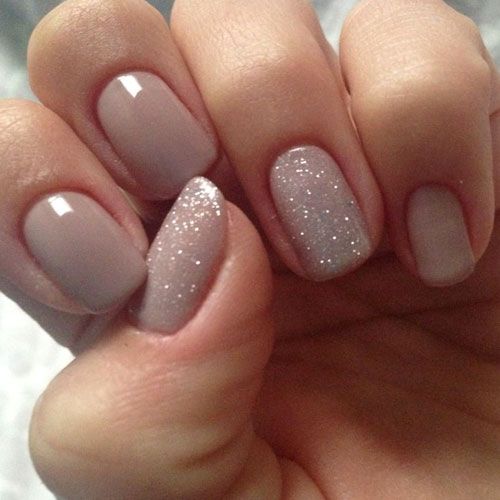 Wedding - Nude Color Nails - 25 Best Nude Nail Polish Manicures