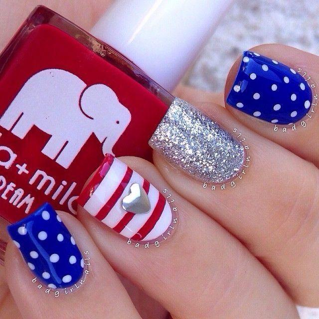 Свадьба - Fourth Of July Nail Art You Have To See To Believe
