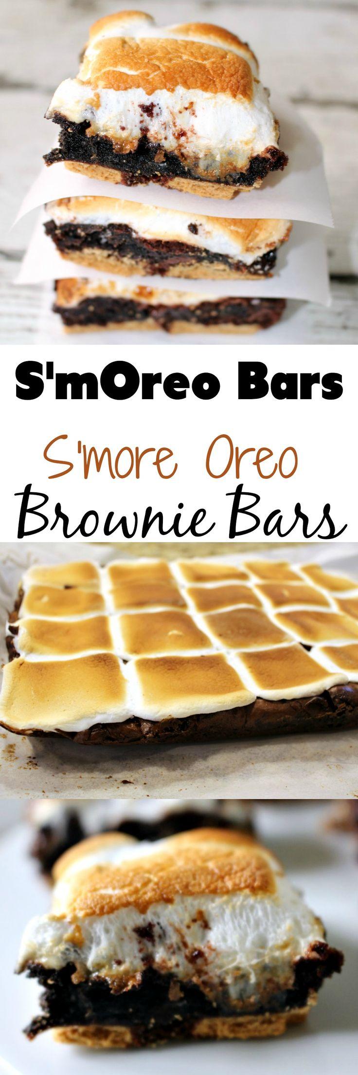 Hochzeit - S'mOreos - S'more Oreo Brownie Bar