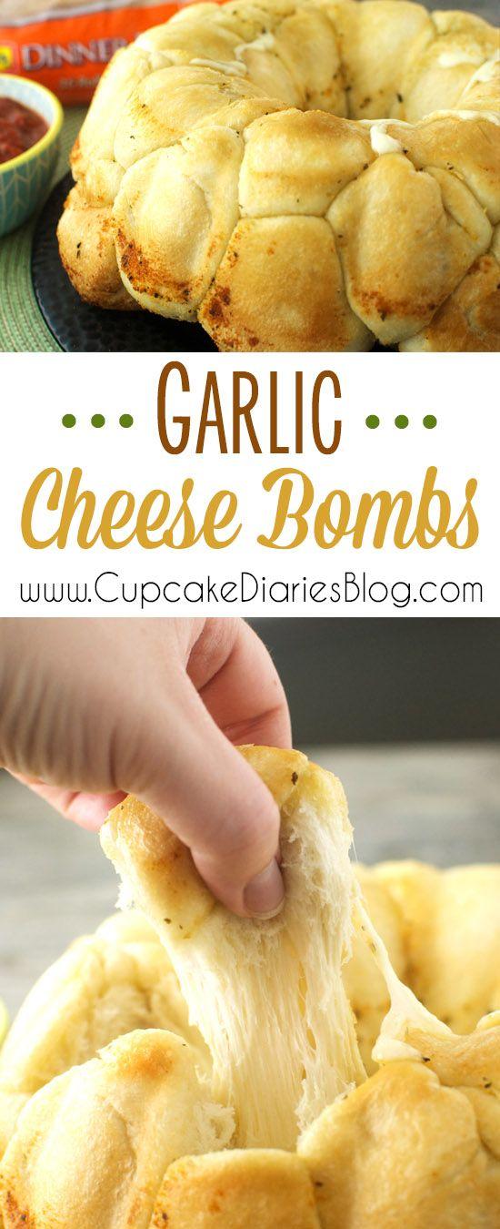 Hochzeit - Garlic Cheese Bombs