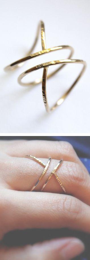 Wedding - Hammered Siren Ring