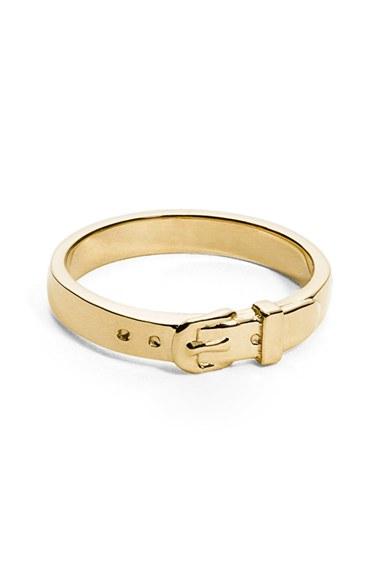 زفاف - Shinola Tiny Buckle Ring 