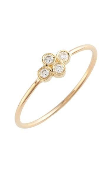 زفاف - Zoë Chicco Diamond Bezel Ring 
