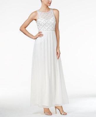 Wedding - Adrianna Papell Adrianna Papell Beaded A-Line Gown
