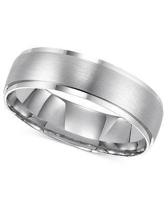 Mariage - 14k White Gold Comfort Fit 6mm Wedding Band