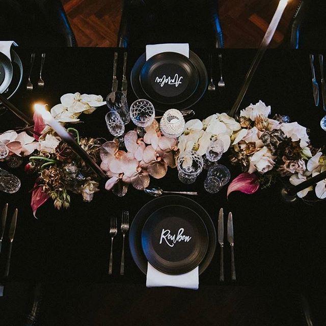 Свадьба - decorated table
