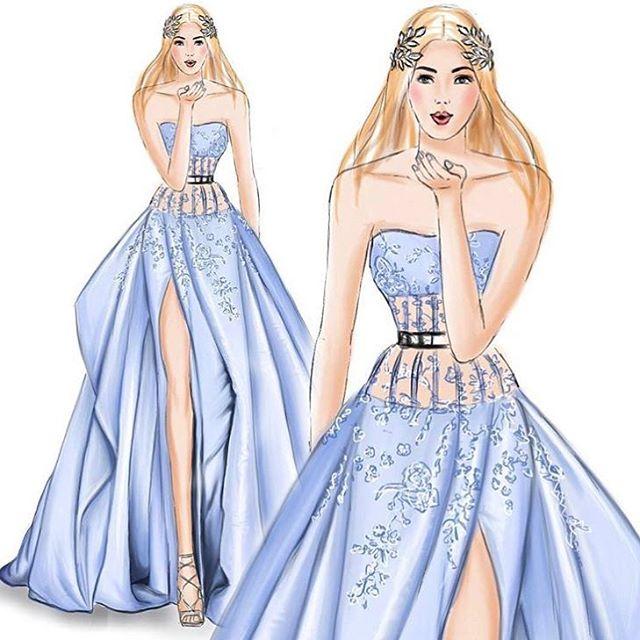 Mariage - Icy Blue Dress