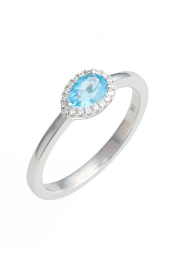 زفاف - Bony Levy Diamond & Semiprecious Stone Teardrop Ring (Nordstrom Exclusive)