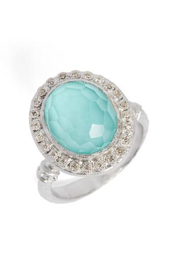 زفاف - Armenta New World Diamond & Turquoise Ring 
