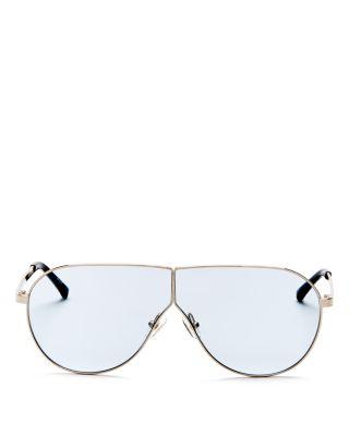 زفاف - 3.1 Phillip Lim Shield Aviator Sunglasses, 70mm