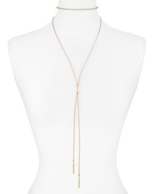 زفاف - AQUA Lily Wrap Choker Necklace, 12&#034; - 100% Exclusive