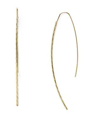 Wedding - AQUA Desi Hammered Threader Earrings - 100% Exclusive