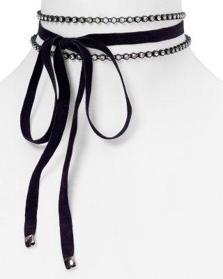 زفاف - AQUA Goddess Layered Choker Necklace, 11&#034;&nbsp;- 100% Exclusive