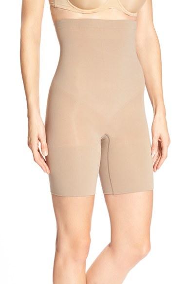 Hochzeit - SPANX® Higher Power Mid-Thigh Shaping Shorts (Regular & Plus Size) 