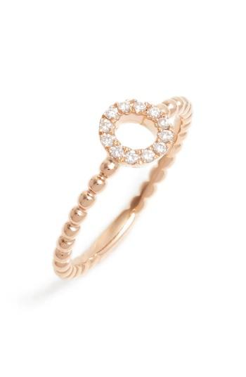 زفاف - Dana Rebecca Designs Poppy Rae Diamond Circle Ring 