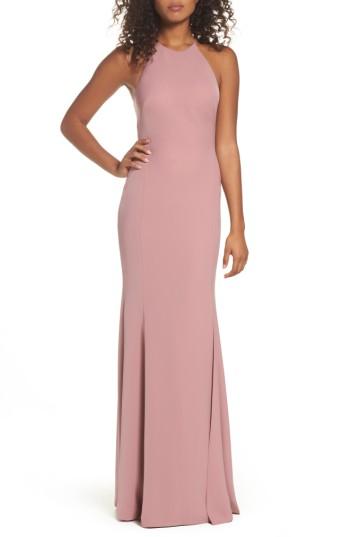 Wedding - Watters Mical Bellessa Stretch Crepe Gown 