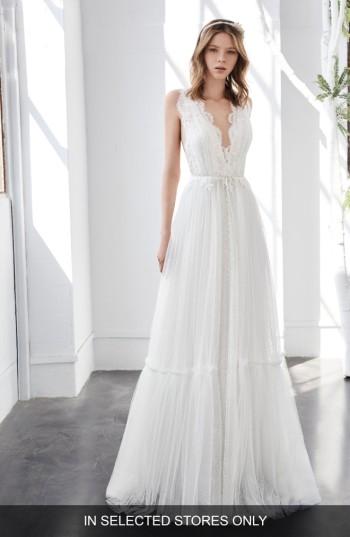 Свадьба - Inmaculada García Larimar Lace & Tulle A-Line Gown (In Selected Stores Only) 