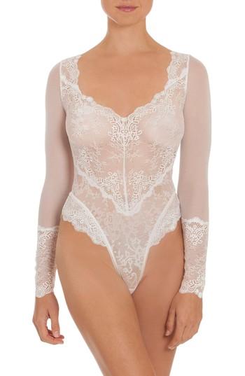 Mariage - In Bloom by Jonquil Thong Lace Teddy