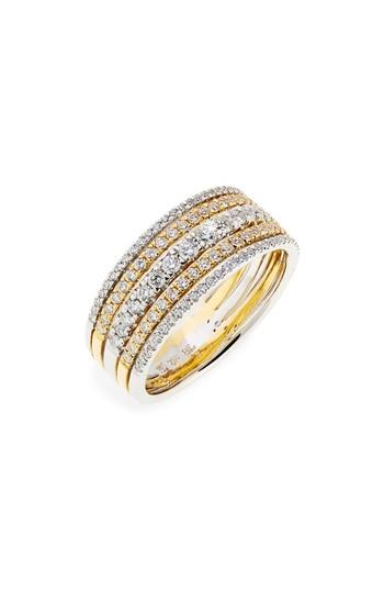 Hochzeit - Bony Levy Diamond Stack Ring