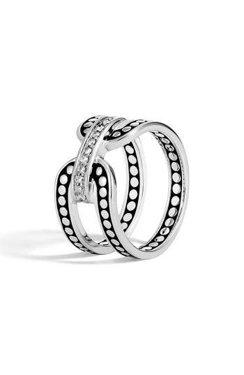 Hochzeit - John Hardy Dot Pavé Diamond Openwork Ring 