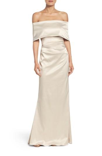 Mariage - Vince Camuto Off the Shoulder Gown (Regular & Petite) 