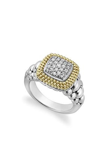 Mariage - LAGOS Diamond Lux Square Ring 