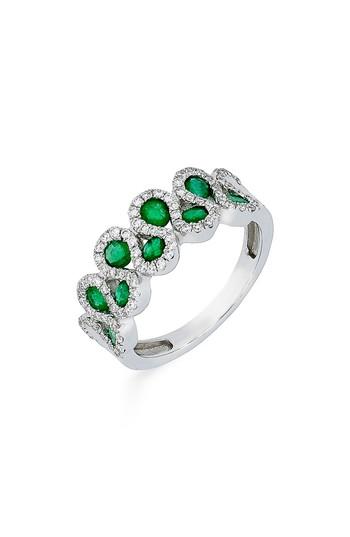 Hochzeit - Bony Levy Diamond & Emerald Ring (Nordstrom Exclusive) 