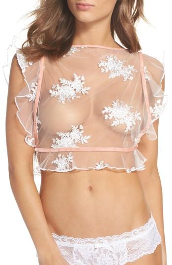Mariage - For Love & Lemons Amber Illusion Crop Top 