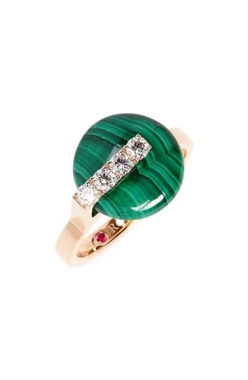 Mariage - Roberto Coin Jade Diamond Ring 