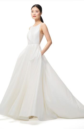 Hochzeit - Jenny Yoo Ashton Plunge Back A-Line Gown 