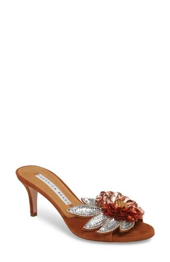 زفاف - Veronica Beard Nev Embellished Slide Sandal (Women) 