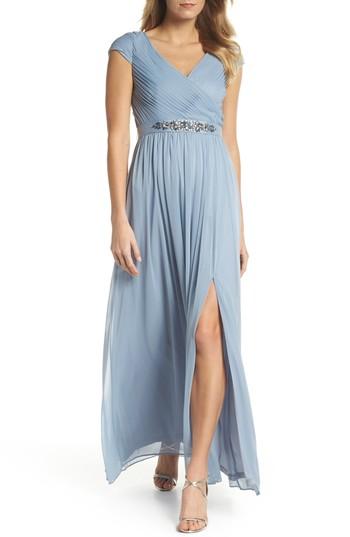 Mariage - Adrianna Papell Shirred Chiffon Gown 
