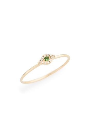 زفاف - EF COLLECTION Evil Eye Diamond & Sapphire Stack Ring 